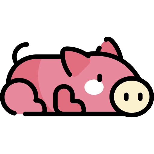 Pig animal pork pig icon