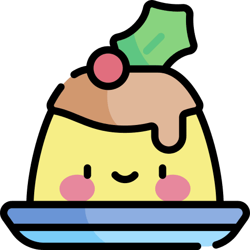Pudding nutrition gastronomy dessert icon