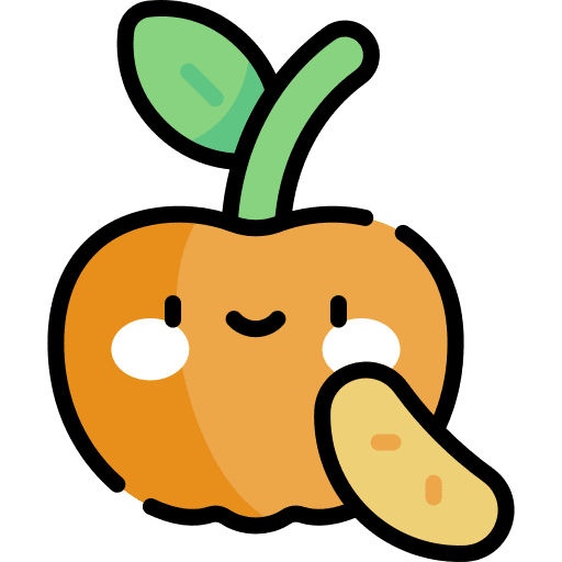 Tangerine tangerine organic food icon