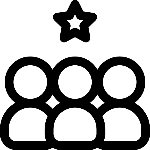 Candidates business and finance manager hr icon