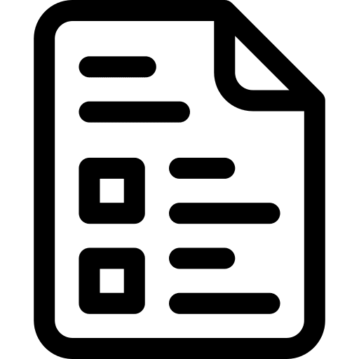 Test list archive checklist icon