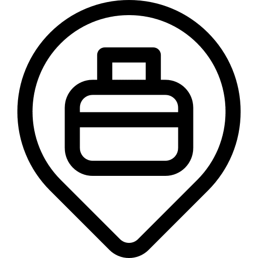 Pin business and finance placeholder work icon