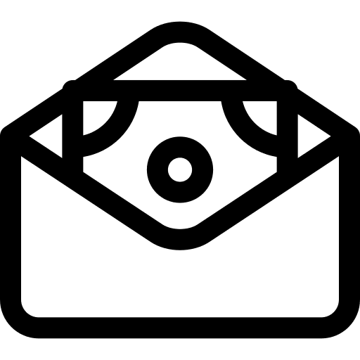 Salary deposit business and finance salary icon