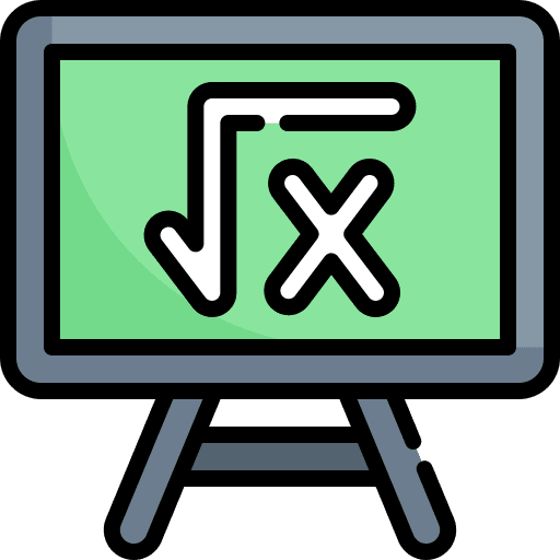 Equation education operation board icon