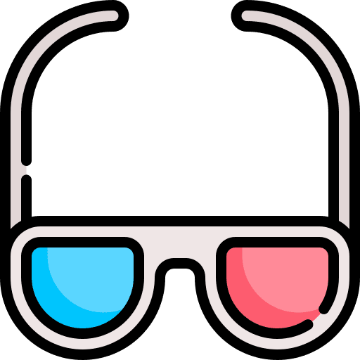 3d glasses miscellaneous 3d glasses movie icon