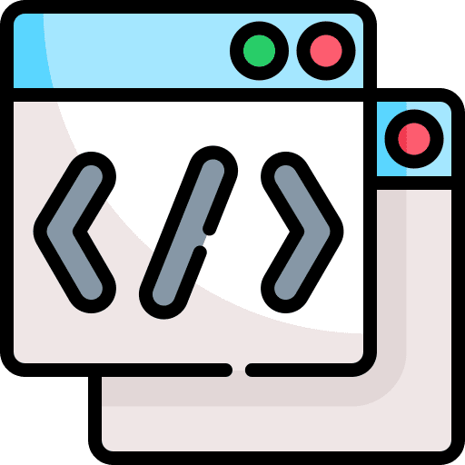 Code browser webpage miscellaneous icon