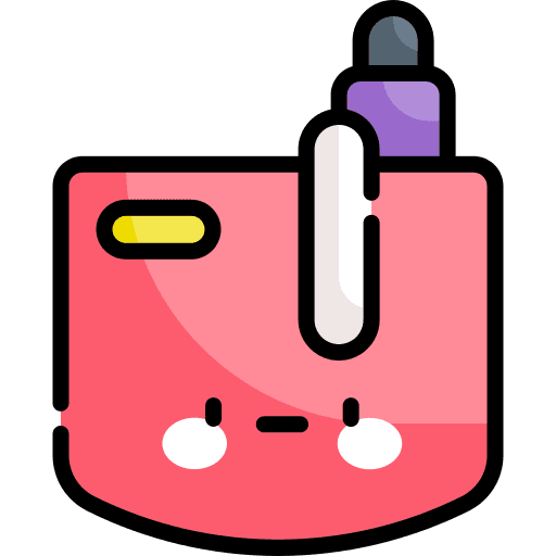 Pocket pens miscellaneous pencils icon