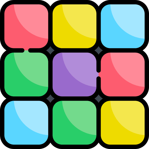 Rubik 3d electronics cube icon