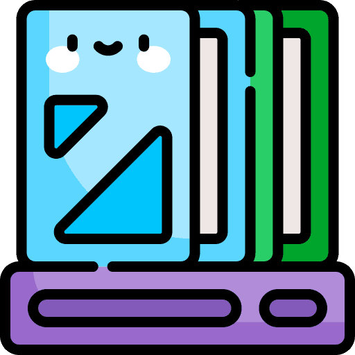 Library reading study miscellaneous icon