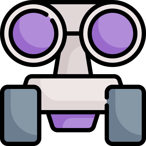 Robot electronics children kid and baby icon