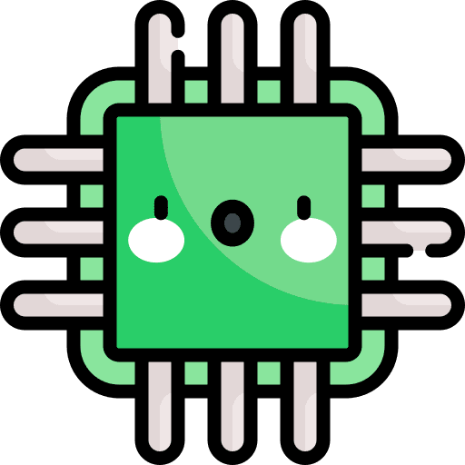 Chip chip processing cpu icon