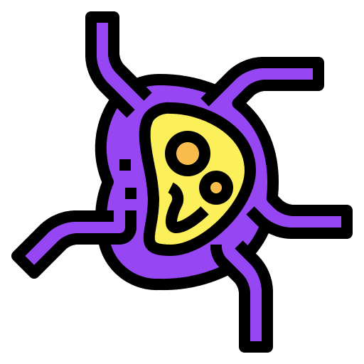 Lymph nodes health body parts healthcare and medical icon