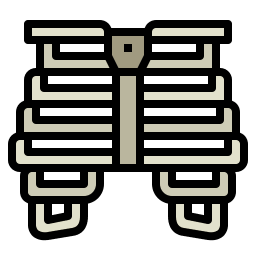 Thorax thorax bones healthcare and medical icon