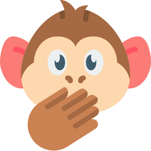 Monkey smileys feelings nature icon
