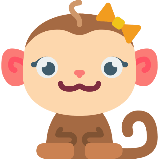 Monkey mammal animal kingdom animals icon