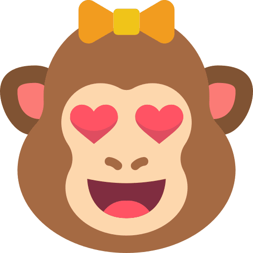 Monkey primate wildlife wild life icon