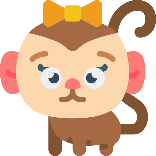 Monkey animals wildlife monkey icon