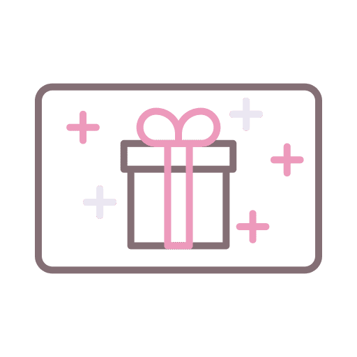 Gift card marketing commerce and shopping vip card icon