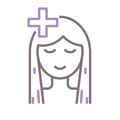 Hair care hair woman person icon