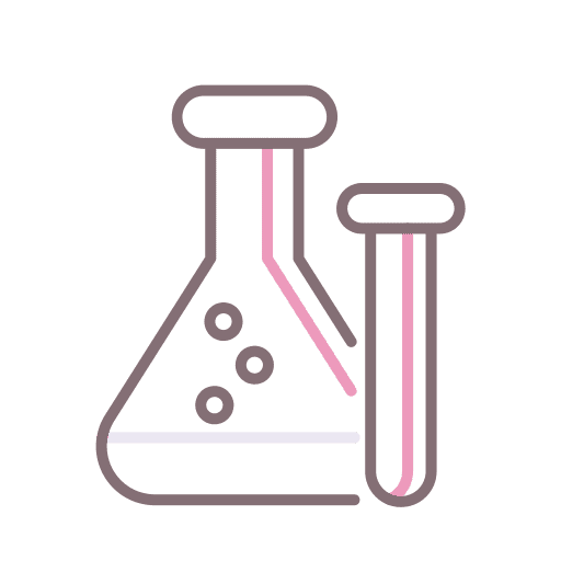 Research liquid glass chemistry icon