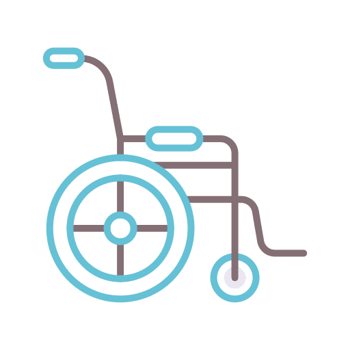 Wheelchair healthcare and medical accessibility handicap icon