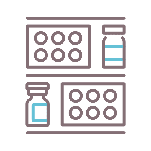 Pills healthcare and medical pills drug icon