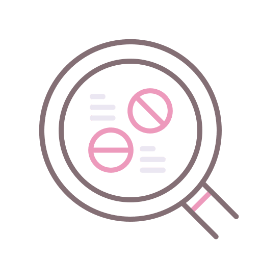Pills identifier pills loupe icon