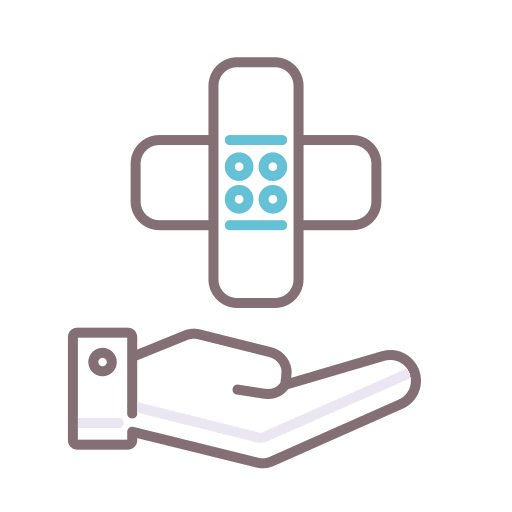 Bandage bandage band aid medical icon