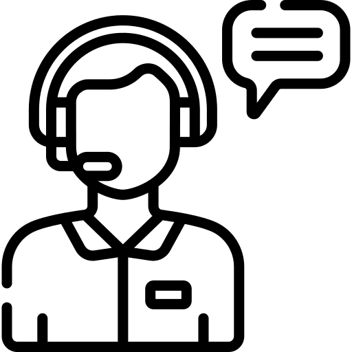 Telemarketing microphone customer service telemarketer icon