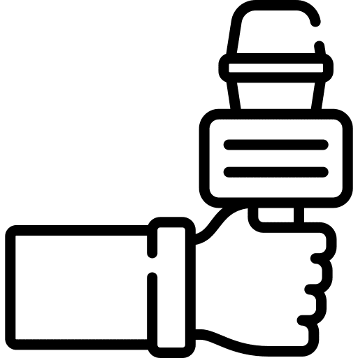 Advert microphone marketing information icon