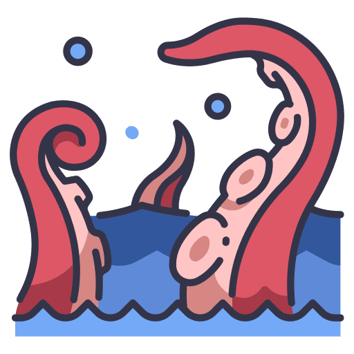 Kraken animals ocean kraken icon