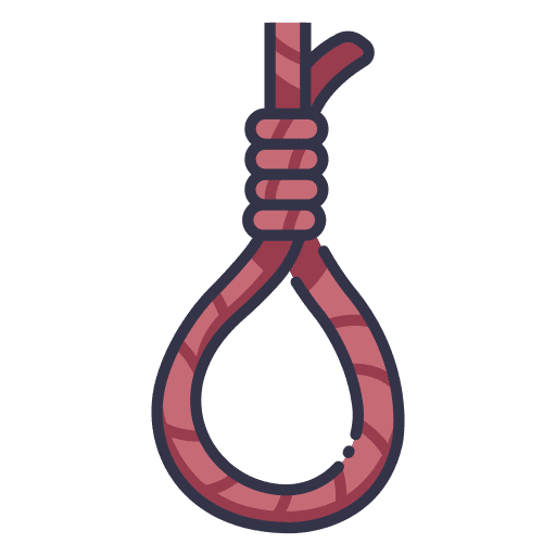Rope noose punishment rope icon