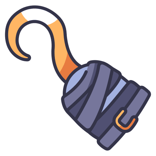 Hook metal costume fantasy icon