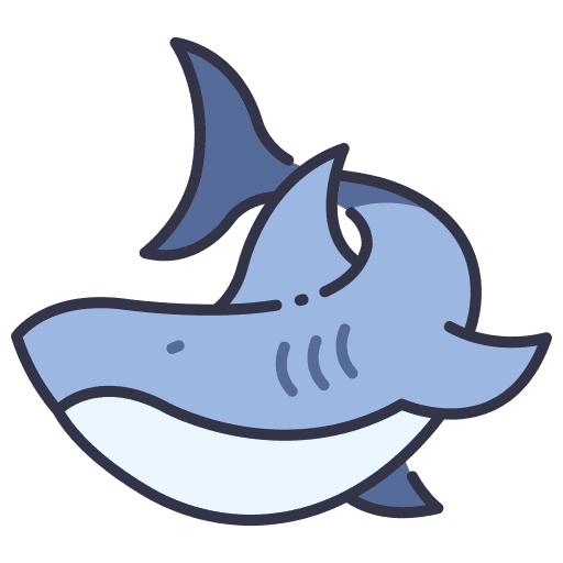 Shark water animal shark icon