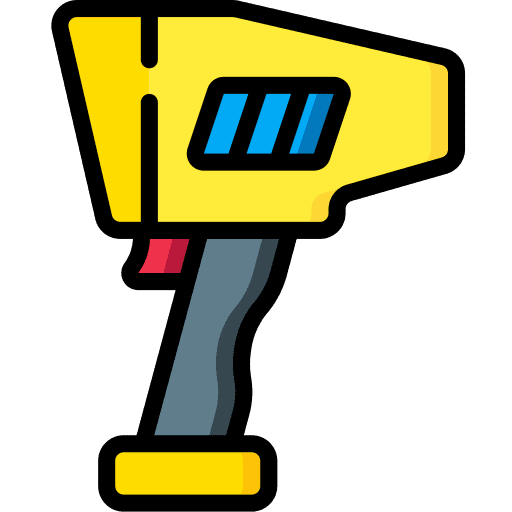 Laser scan scanner laser icon