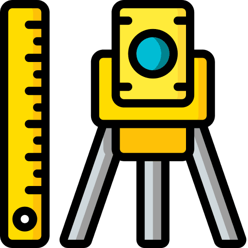 Tripod measuring tripod engineer icon