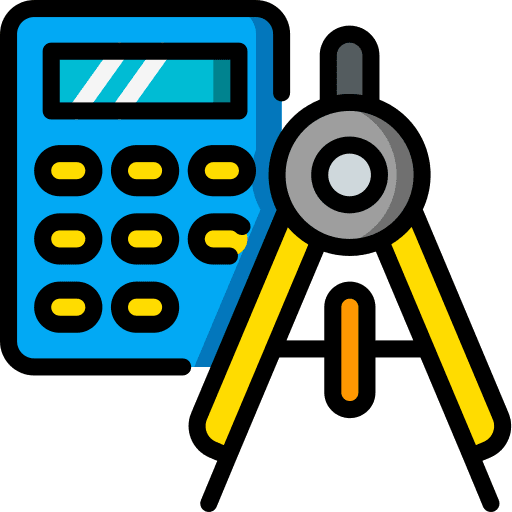 Stationery calculator edit tools calculating icon