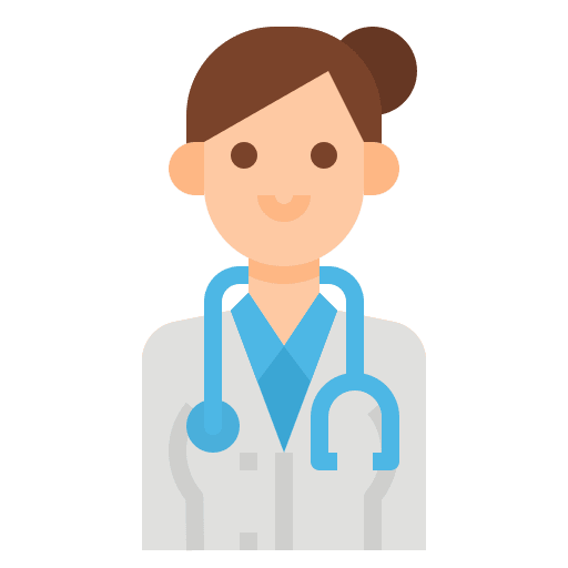 Doctor doctor medicine woman icon