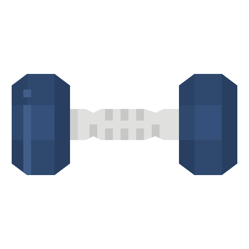 Dumbbell sports and competition sport dumbbell icon