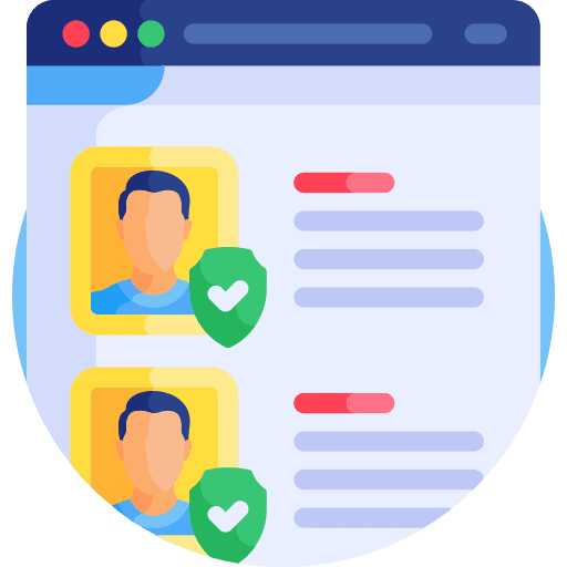 Personal personal laptop information icon