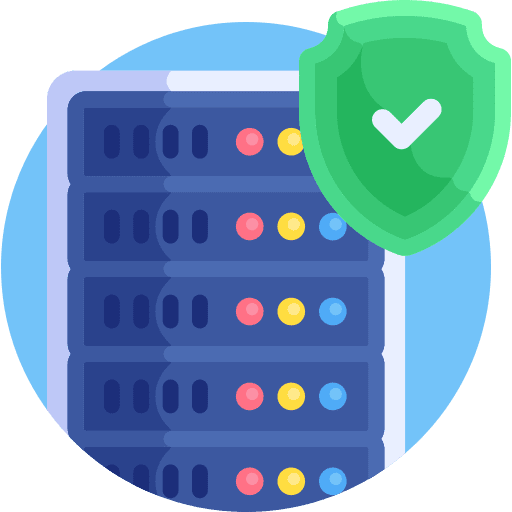 Server data server hosting icon