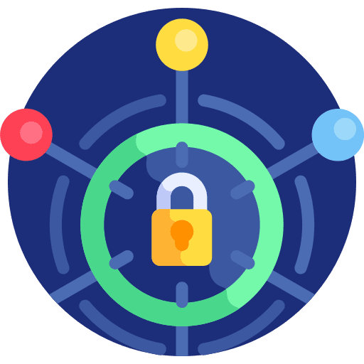 Cyber security cyber security lock locked icon