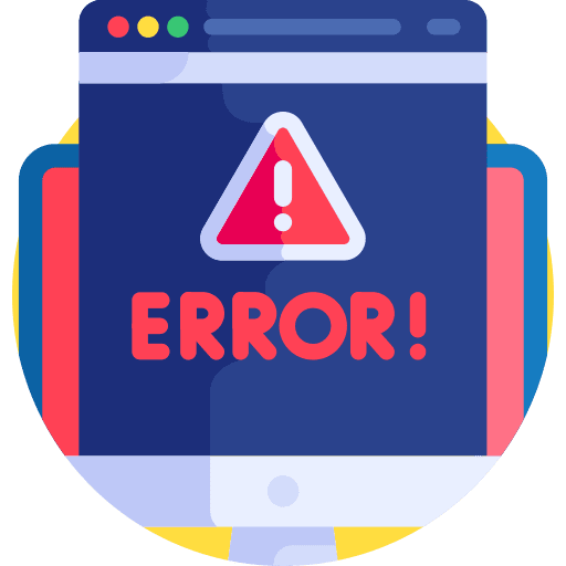 Error maintenance website error icon