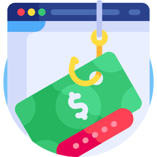 Phishing security hacking phishing icon