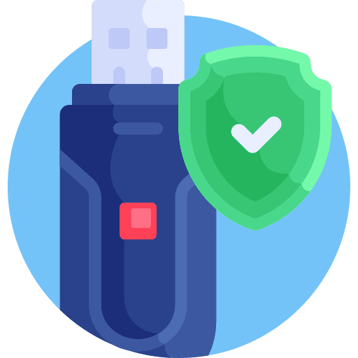 Usb drive multimedia file storage data storage icon