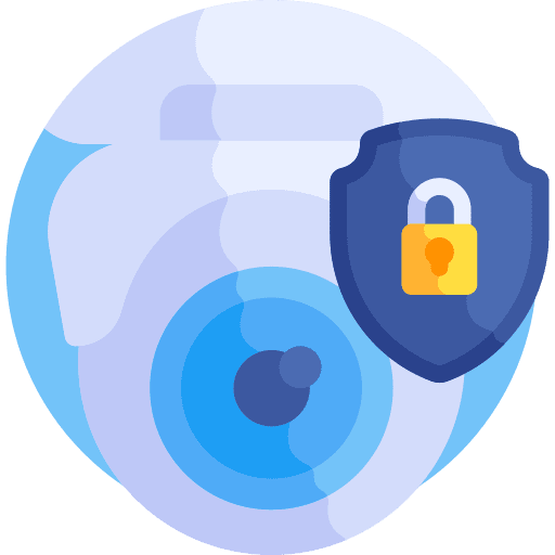 Surveillance security system ar camera cctv icon