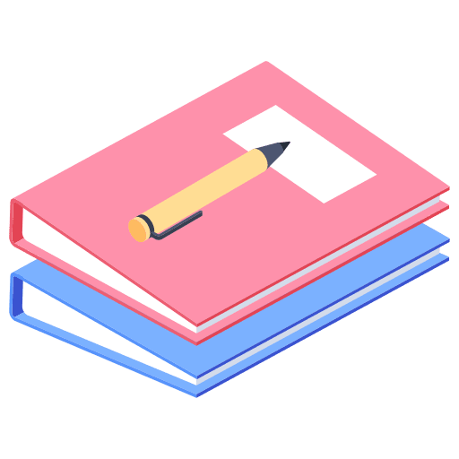 Archive school material binder workplace icon