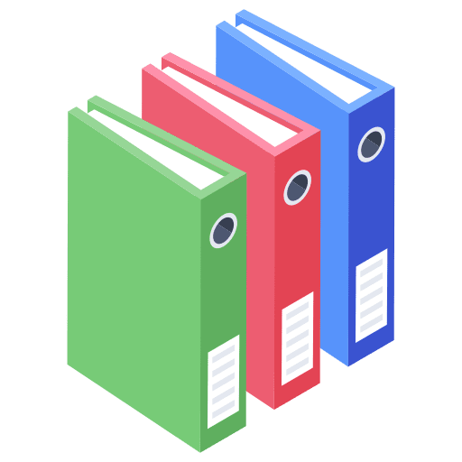 Folder folder office material data storage icon