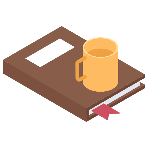 Book book agenda cup icon