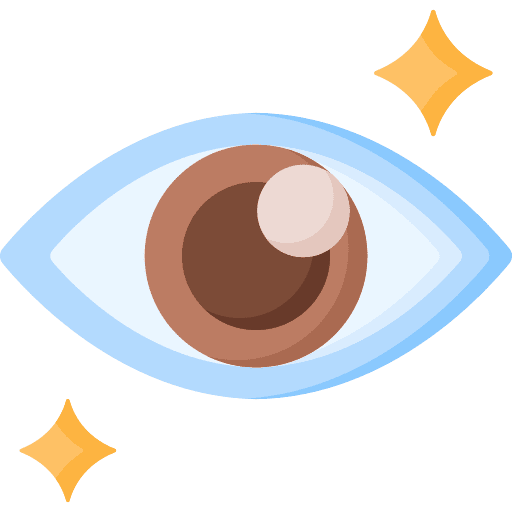 Eye care eye clarity interface icon